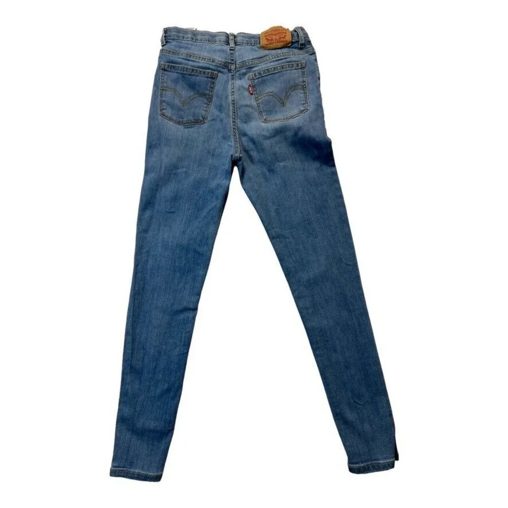 Levi's Girls 720 High Rise Super Skinny Jeans Size 14‎ Blue Denim